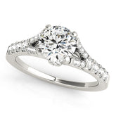 Engagement Rings Single Row Prong Set - TN50668-E